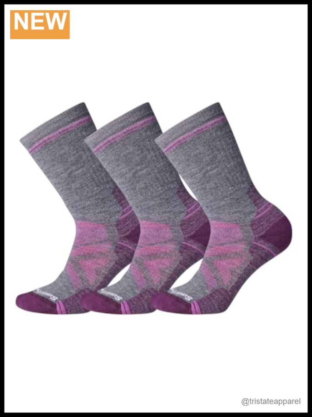 Smartwool Hike Full Cushion Crew Socks 3-Pack Wool Blend